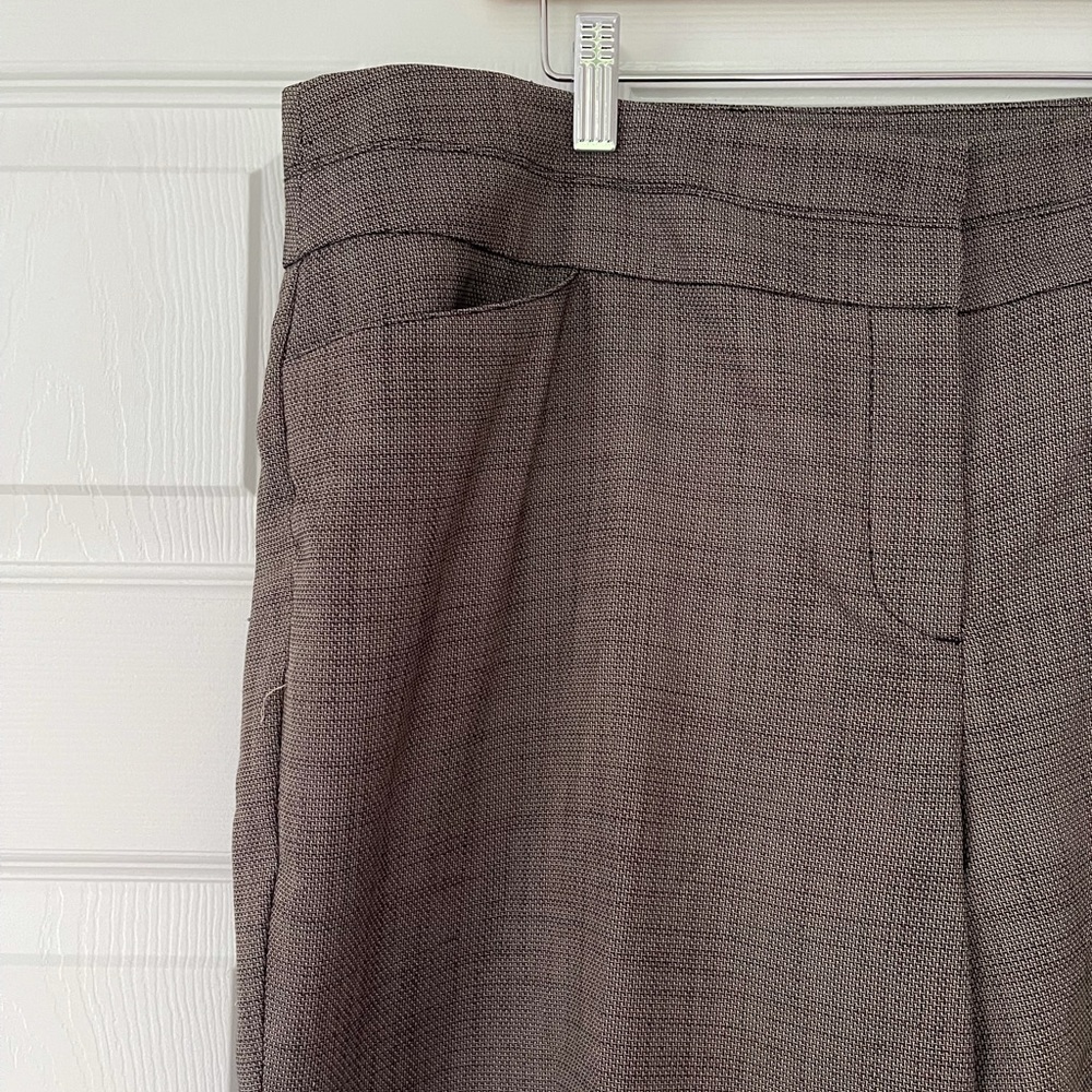 Loft Brown Straight Leg Slacks